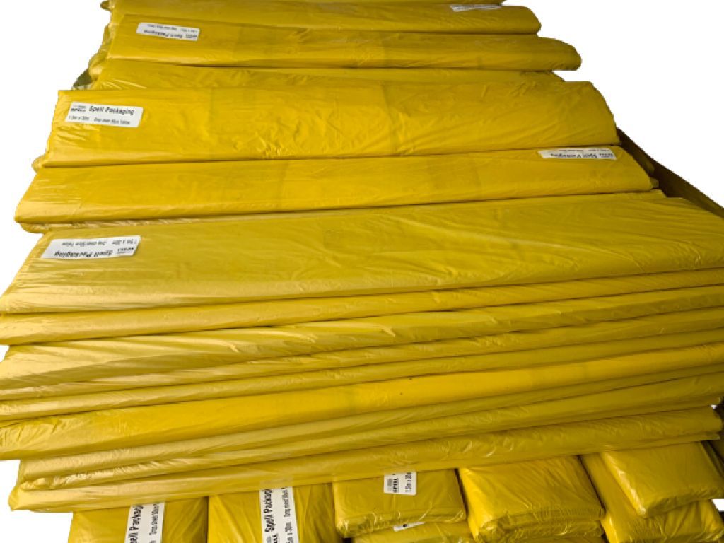 Yellow drop sheets 1.5mx30mx30um