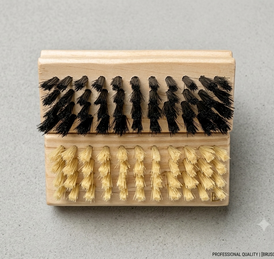 Black show polish brush