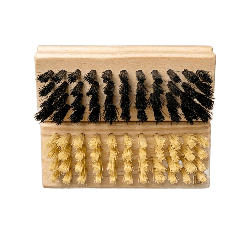 Shoe polish brush white